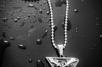 Sword Triangle Stainless Steel Pendant