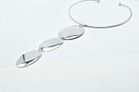 Triple Oval Circle Statement Torque Choker