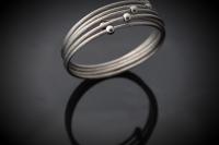 Twist Wire Mesh Bracelet - Stainless Steel