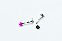 Labret Stainless Steel with UV Spikes