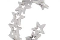 Adjustable Stars Ring Stainless Steel