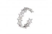 Adjustable Stars Ring Stainless Steel