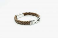 Coffee Knot Unisex Leather Bracelet