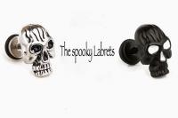 Wicked Skull Labrets Black Or Silver