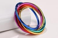 Rainbow Colourful Interlocking Ring