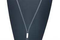 Rubber Bubble Rectangle Long Necklace