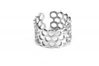 Hexagon Honeycomb Adjustable Ring