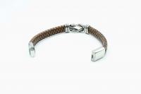 Coffee Knot Unisex Leather Bracelet