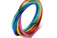 Rainbow Colourful Interlocking Ring