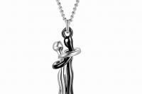 Erotic Lovers Hugging Necklace