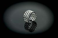 Hexagon Honeycomb Adjustable Ring