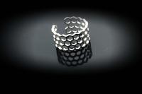 Hexagon Honeycomb Adjustable Ring