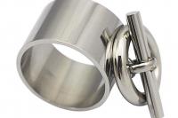 Toggle Clasp Design Stainless Steel Ring