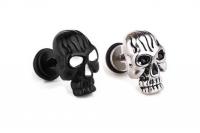  Wicked Skull Labrets  Black Or Silver