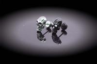  Wicked Skull Labrets  Black Or Silver