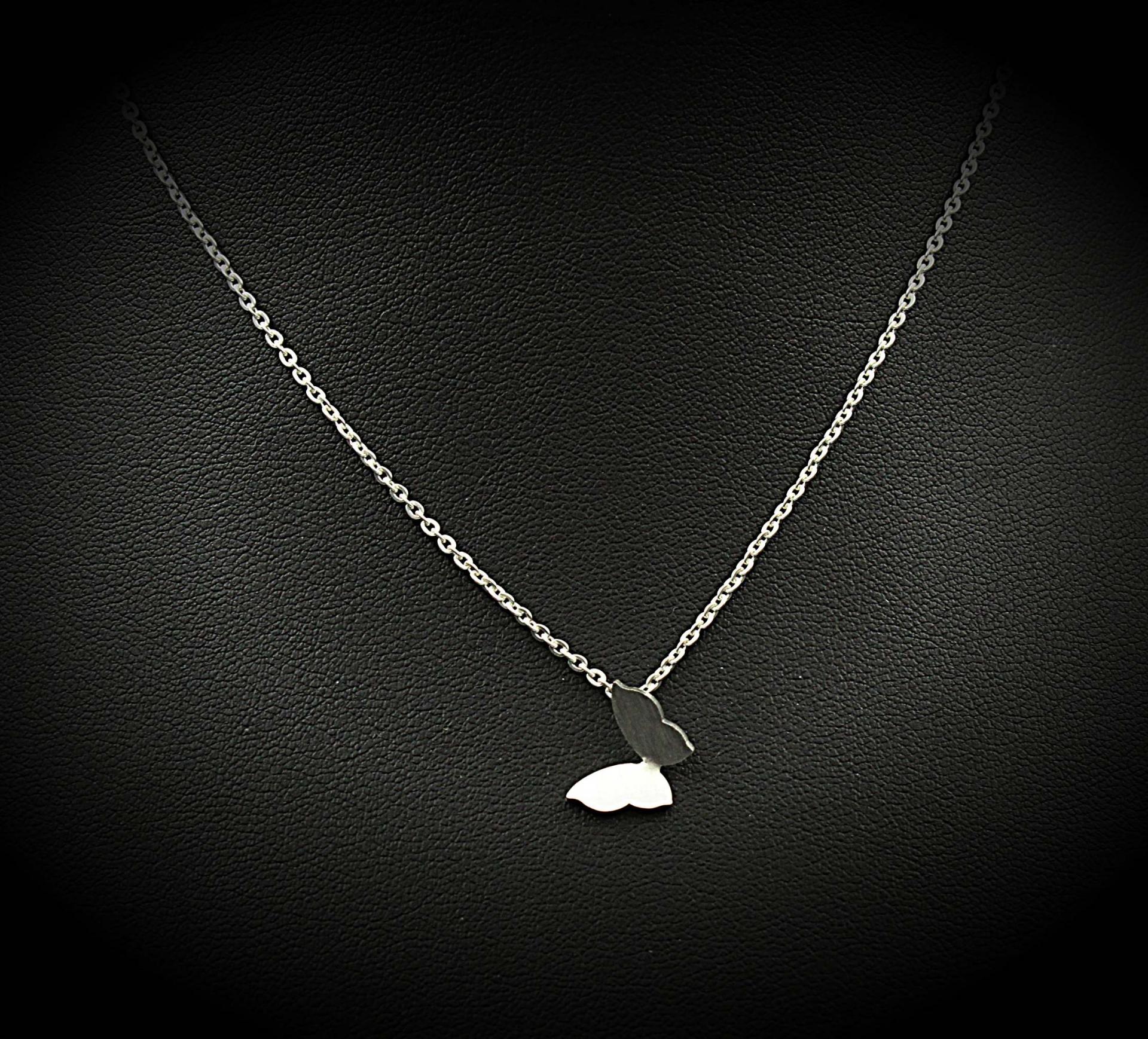 Butterfly Necklace In Stainless Steel