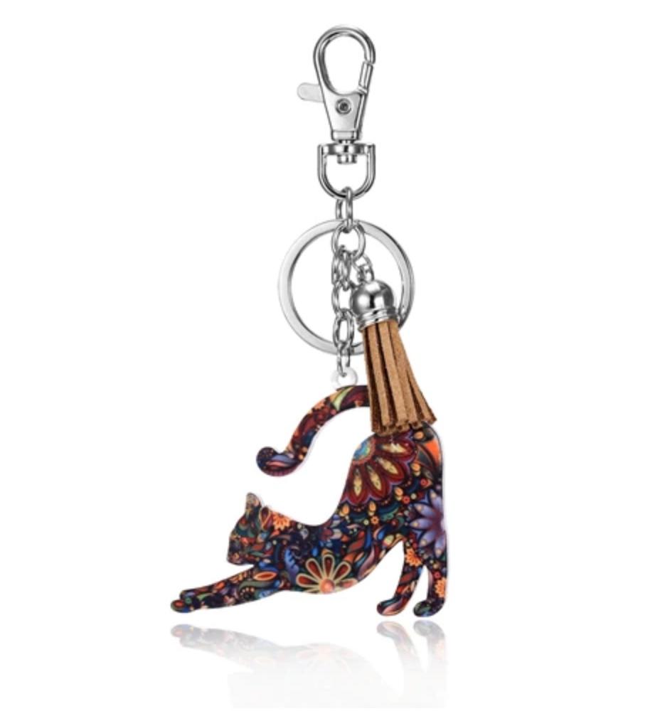 Colourful Acrylic Animal Keychains