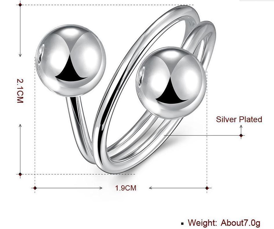 Adjustable Ring - Open Ball Design- Stainless Steel