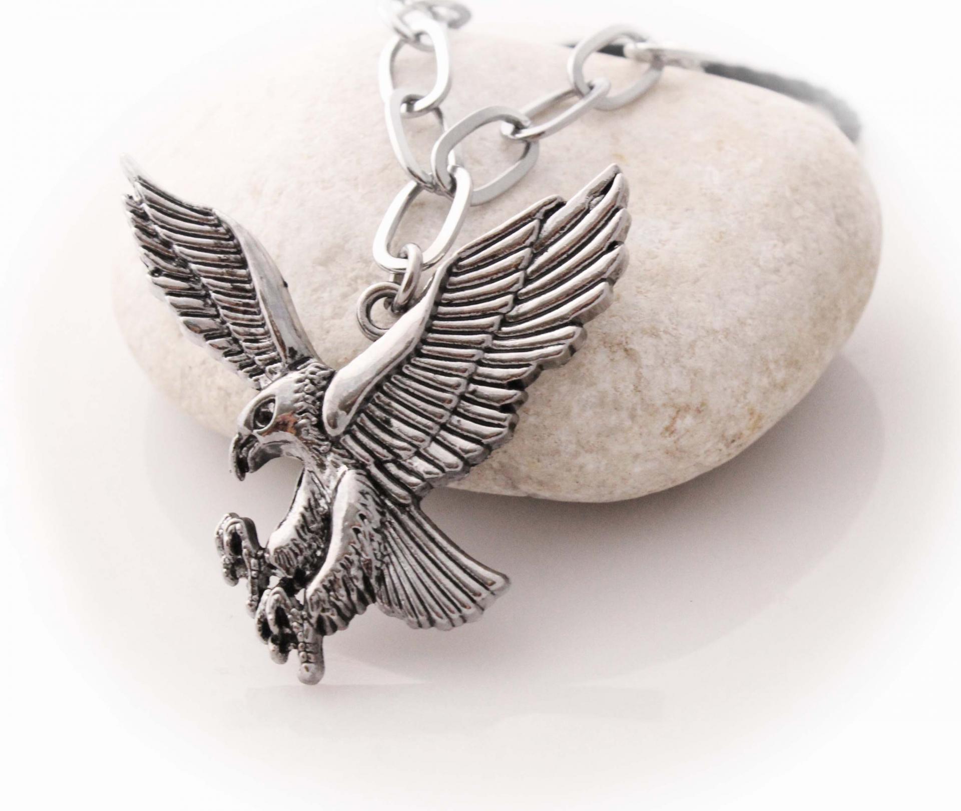 Flying Eagle Long Pendant