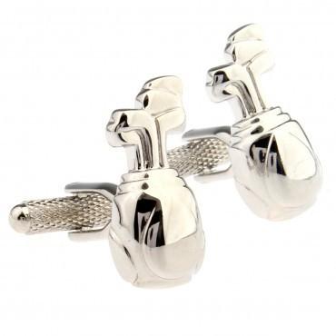 Golf Cufflinks in Stainless Steel - 2 Designs