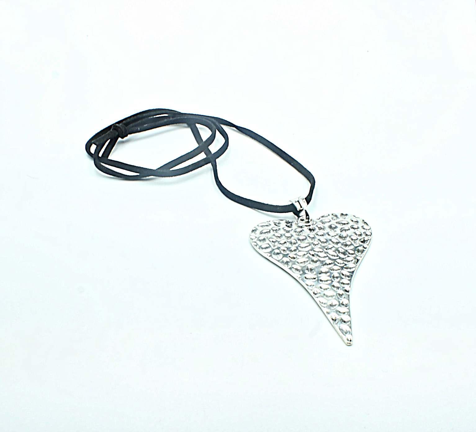 Oversized Heart Pendant From Chrissie C