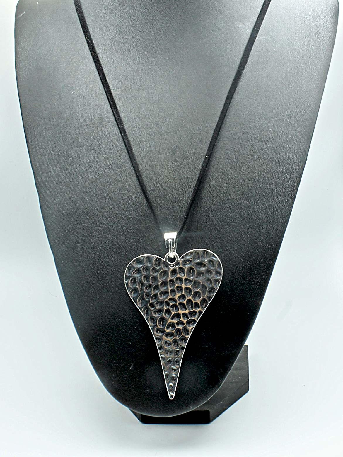 Oversized Heart Pendant From Chrissie C