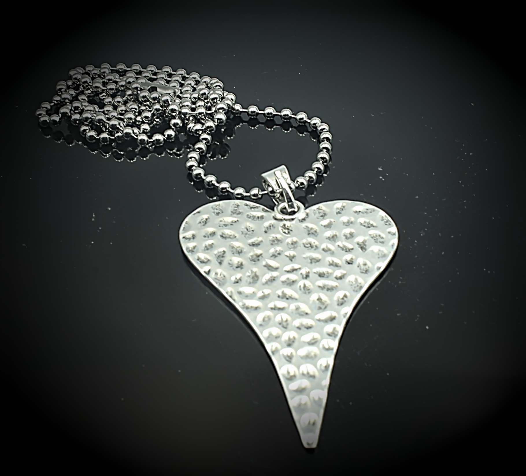 Oversized Heart Pendant From Chrissie C