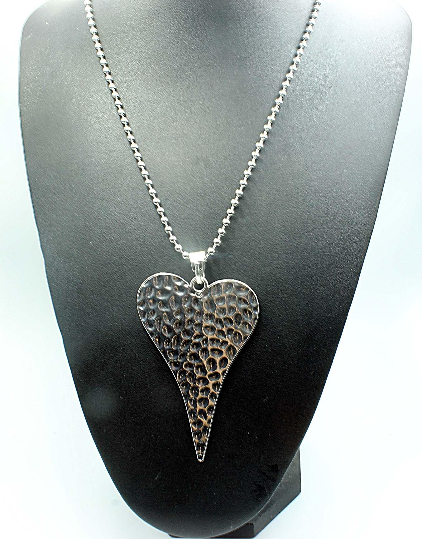 Oversized Heart Pendant From Chrissie C