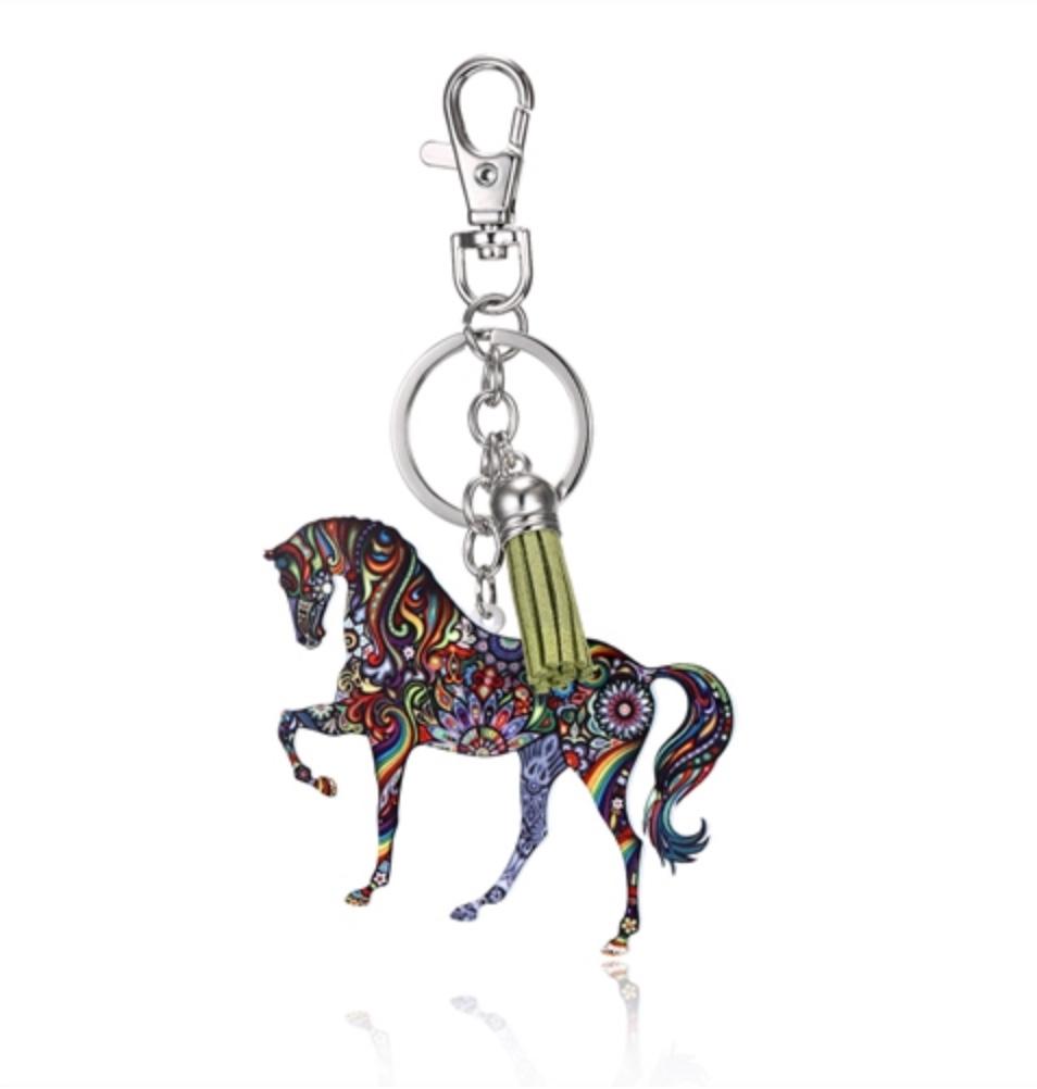 Colourful Acrylic Animal Keychains