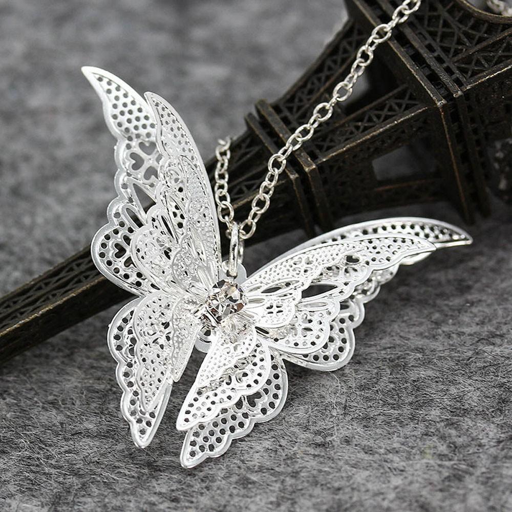 Butterfly Pendant Necklace