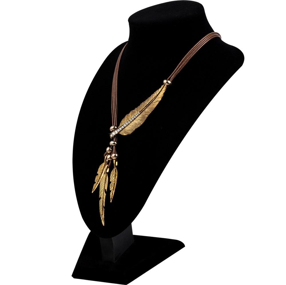 Vintage Feather Choker Necklace