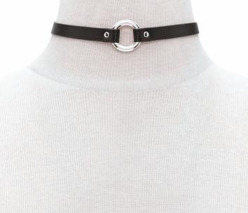Choker Necklace With Large O Ring