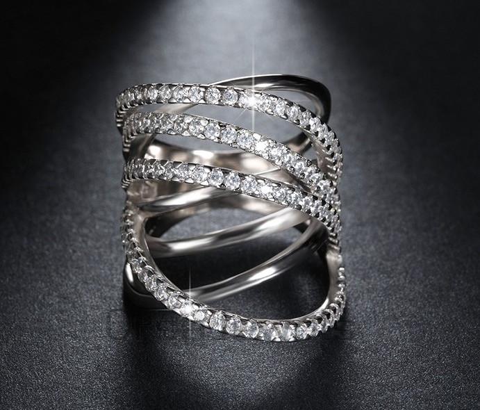 Asymmetrical Exaggerated Raised Ring