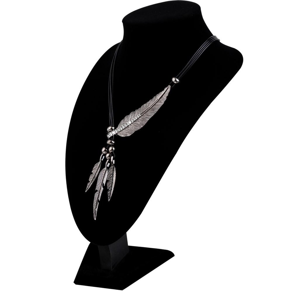 Vintage Feather Choker Necklace