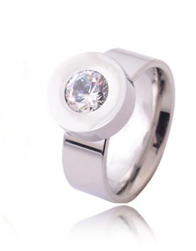 Stainless Steel Stud Ring - Change the Gems!