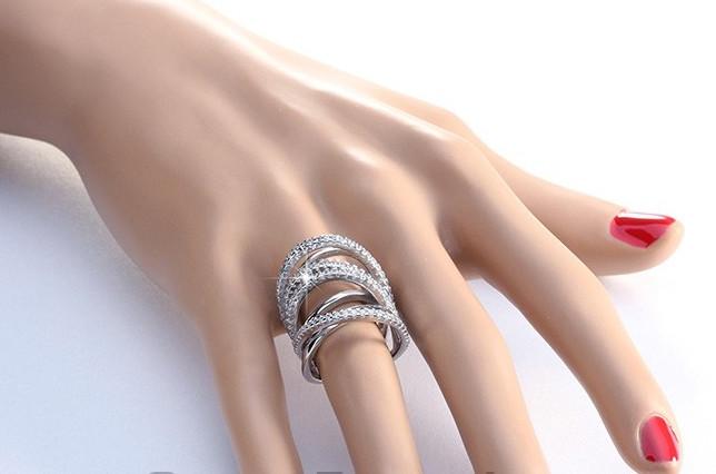 Asymmetrical Exaggerated Raised Ring