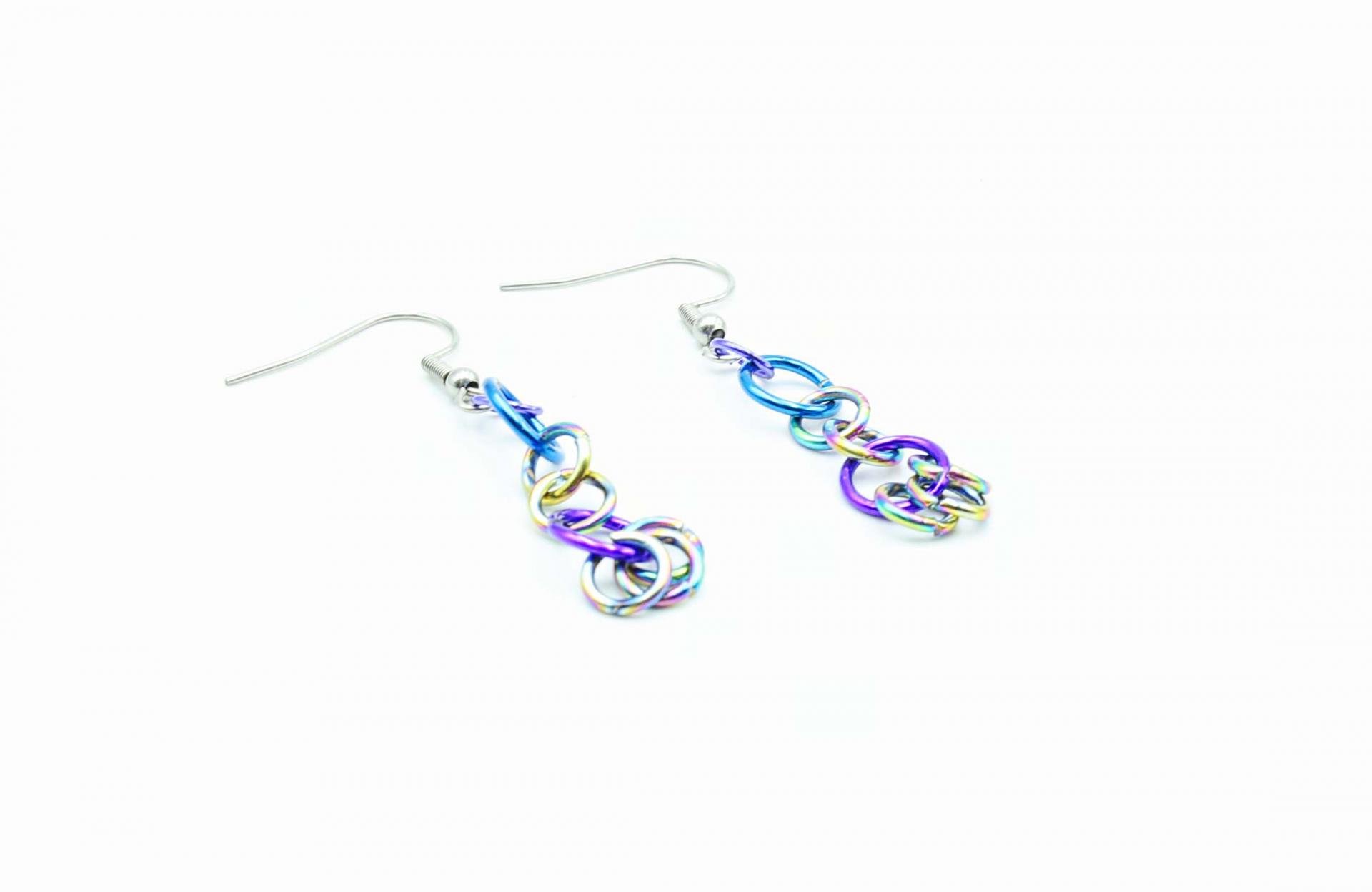 chrissie C jewellery designs earrings circle drop jump ring