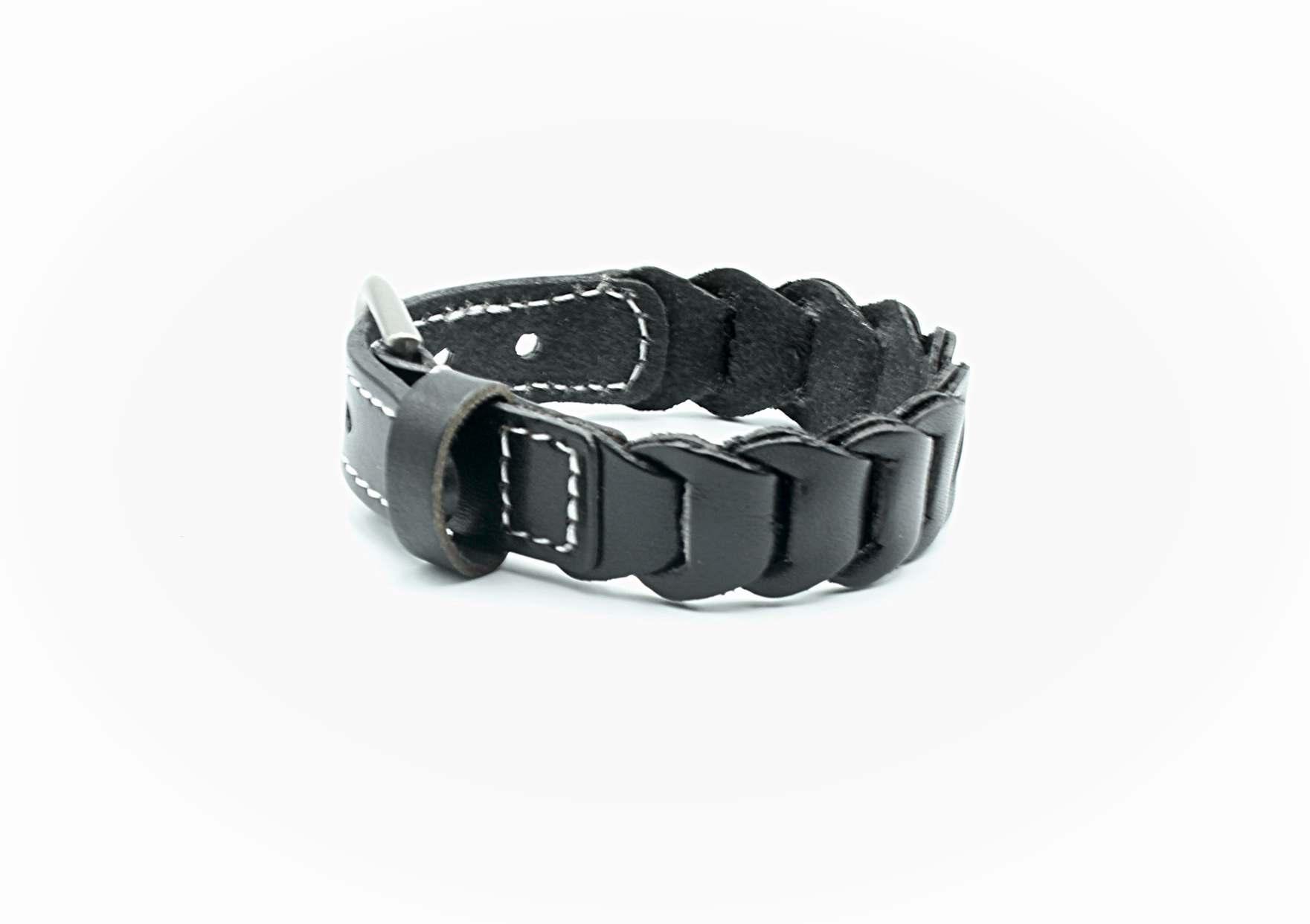 Leather adjustable bracelets from Chrissie C