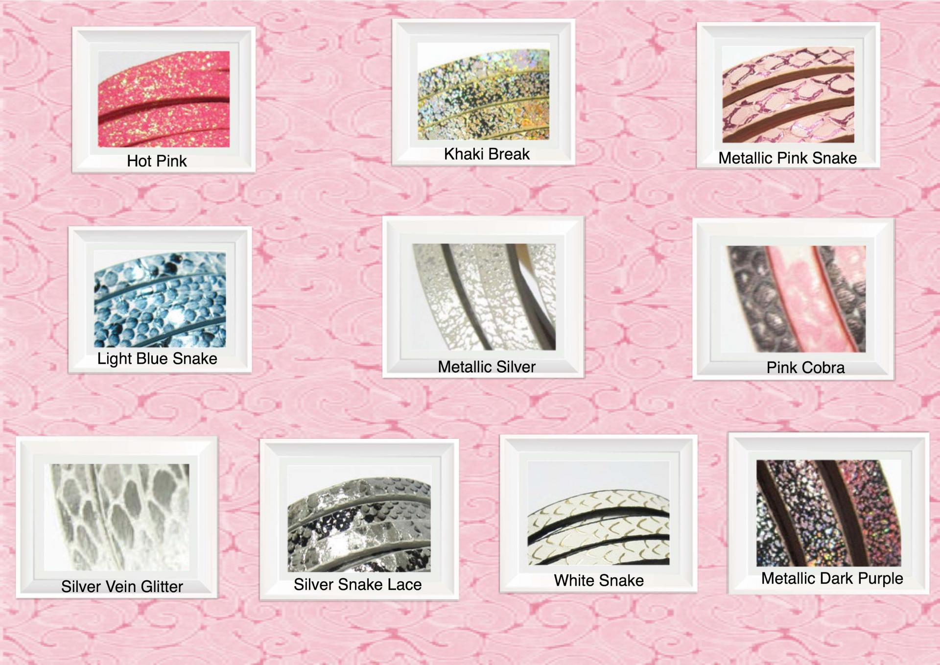 Wraparound Double Layer metallic leather Bracelets - Lots of Designs!