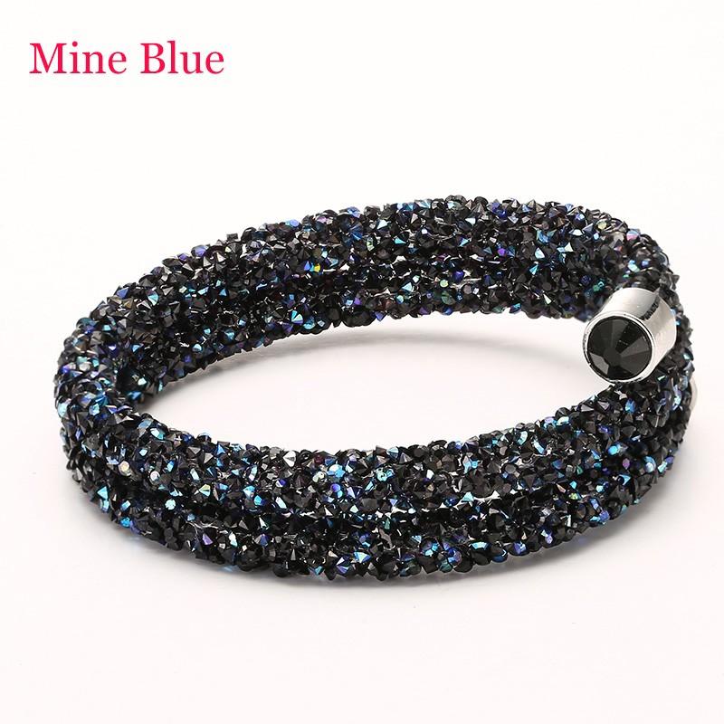 Crystal Multiwrap Bangle - Choice of Colours