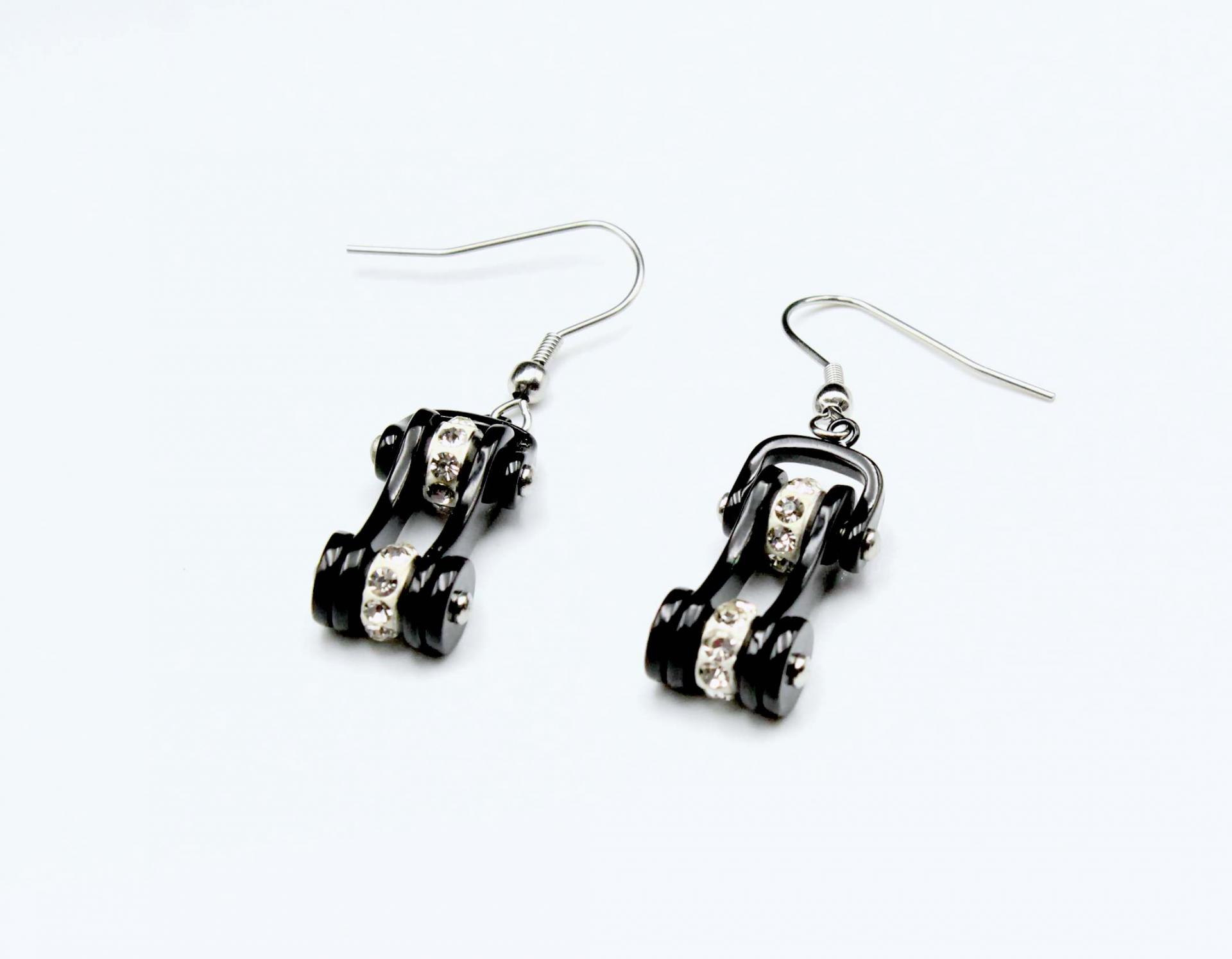 Motorcycle Chain Earrings 