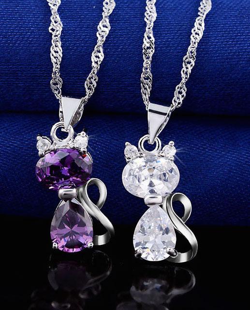 Cute Kitty Cat Necklace