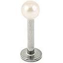 Pearl Labret Studs - Choice Of Colour and Length