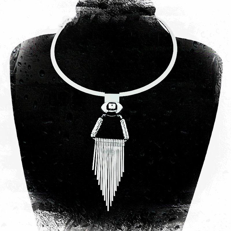 Punk Tassel Choker