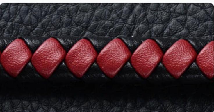 Red Black Square Fusion Customised Bracelet