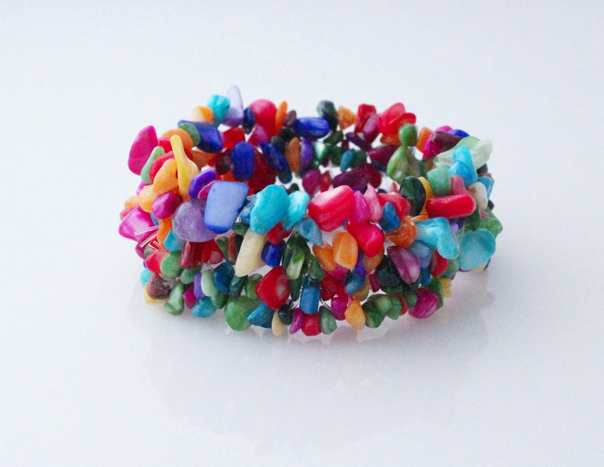 Natural Shell Chips Bracelet