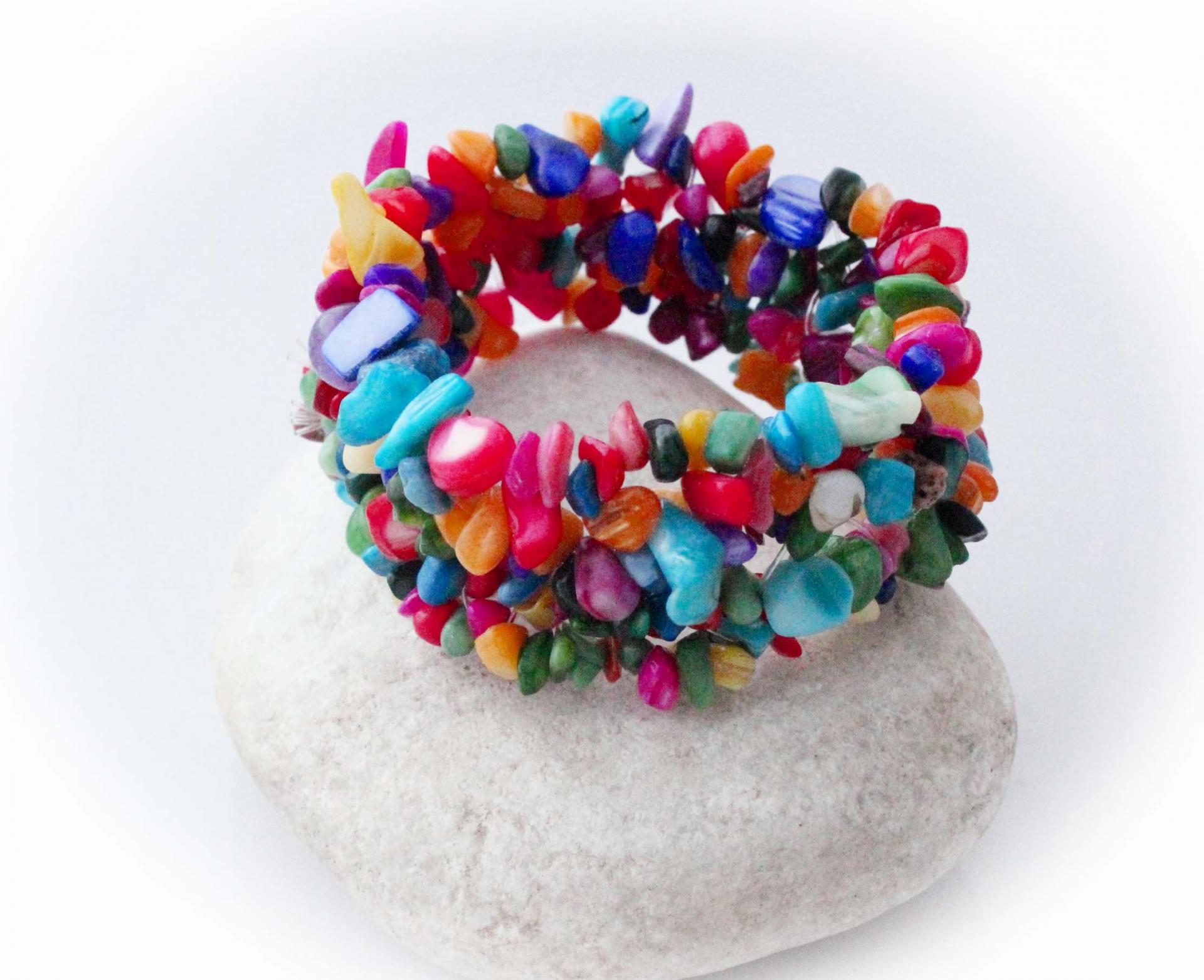 Natural Shell Chips Bracelet