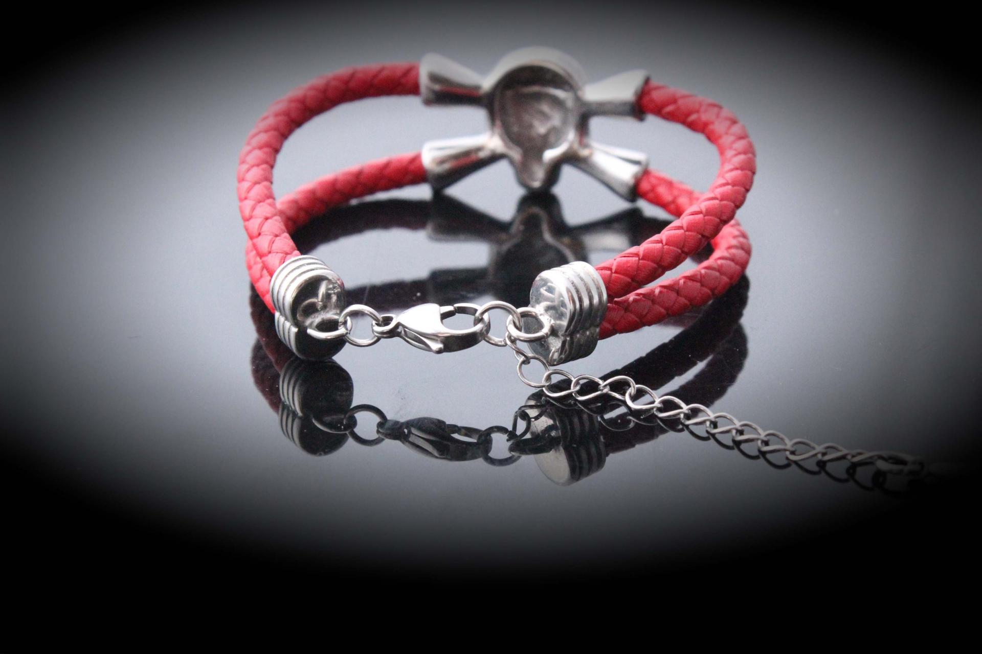 Skull Pirate Double Layer Bracelet - Customisable!