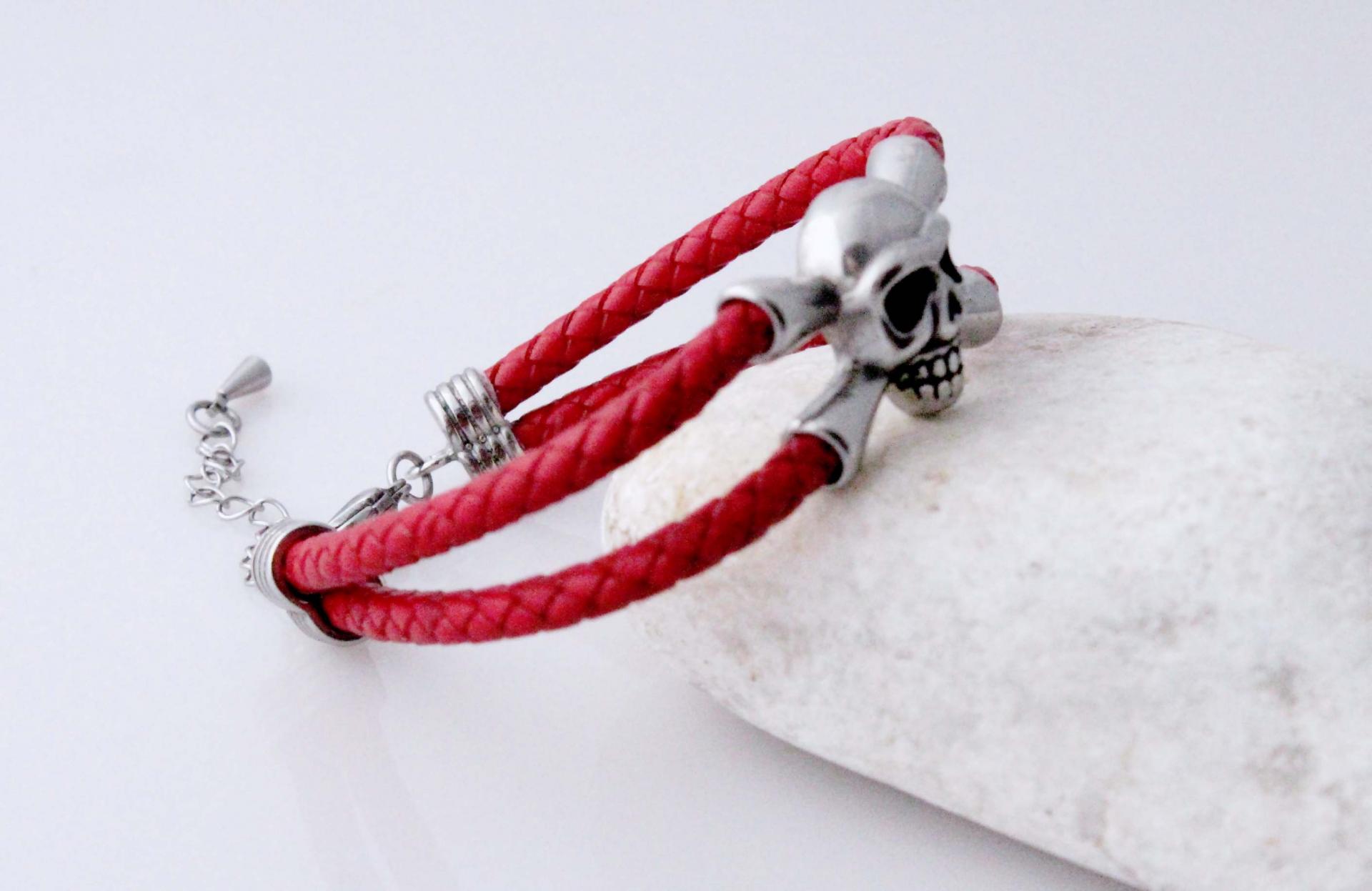 Skull Pirate Double Layer Bracelet - Customisable!