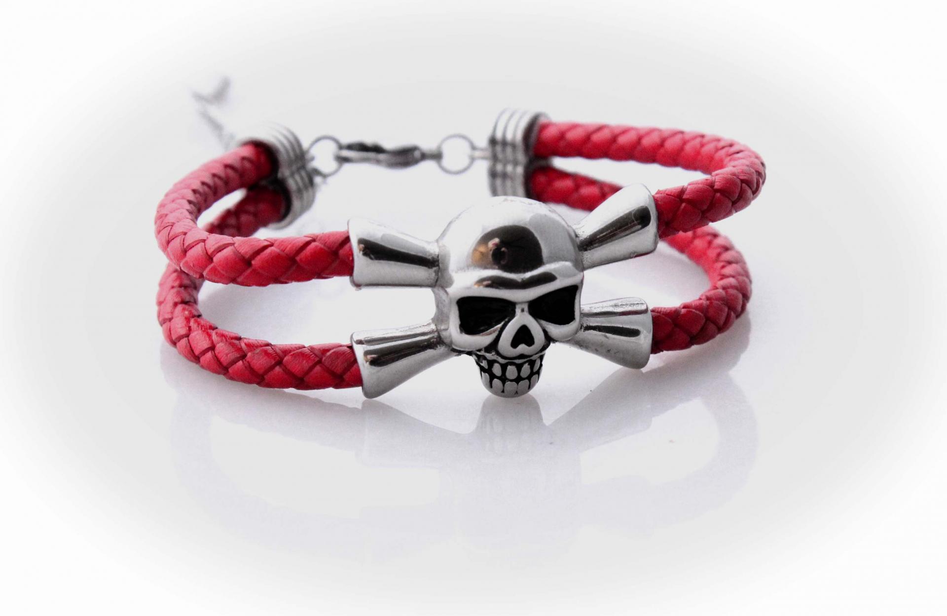 Skull Pirate Double Layer Bracelet - Customisable!